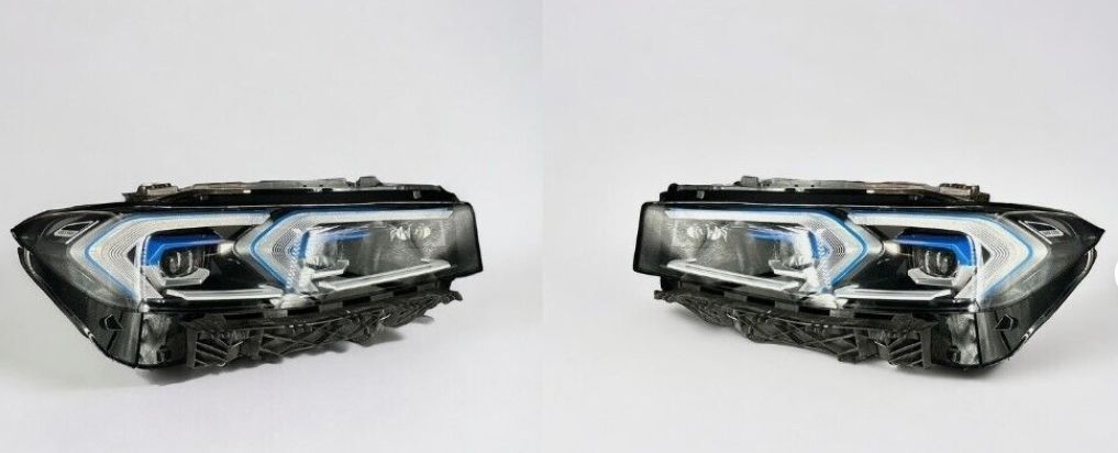 BMW 3 Series G20 G21 LCI Adaptive LED Headlight 63115A4F756 Rh headlight W/0 Module 63115A4F755 Lh headlight W/) Blaster Module Fits 2020 to 2022